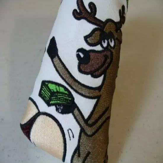 Patrick Gibbons "Make it Rain-Deer" putter cover NEW!