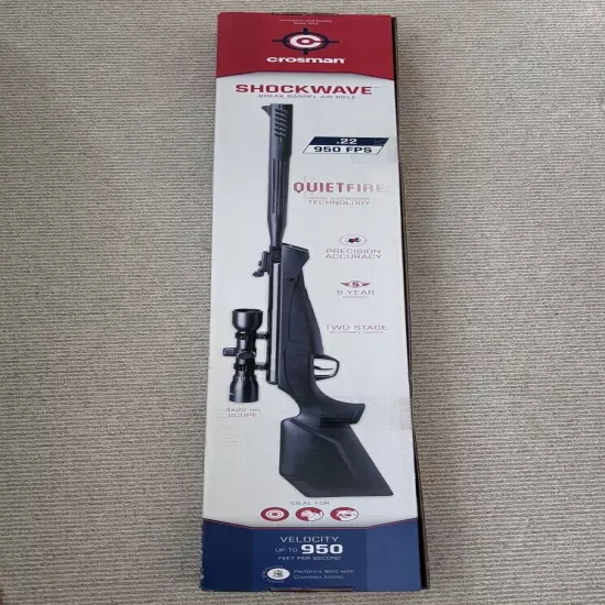 Crosman CS2SXS Shockwave .22 Break Barrel Air Rifle. New