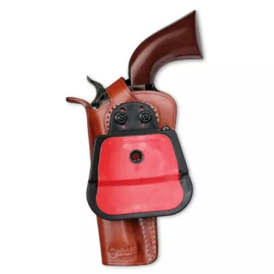 Leather OWB Paddel Holster, Uberti Cattleman 1873, 357 Magnum 4-1/2’’BBL #1840#