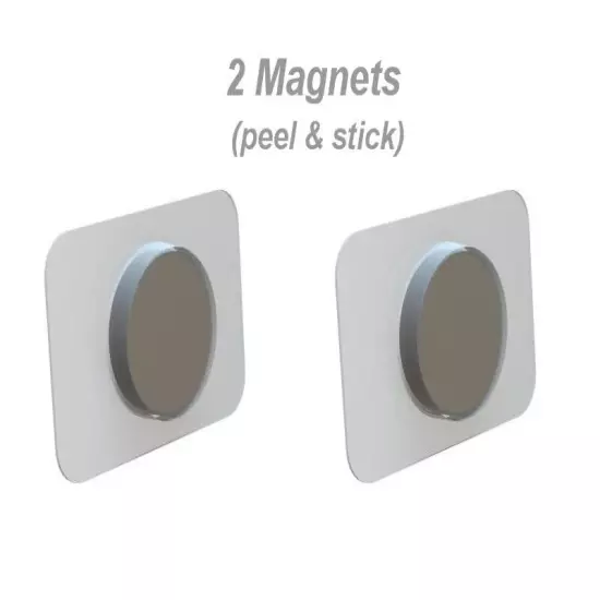 2 Storage Magnet for Mirortag Holders- Super strong magnets to hold the holder