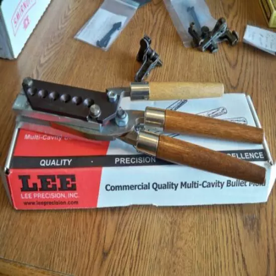 LEE 6 CAVITY BULLET MOLD 358-148-WC. 38 SPECIAL, 357 MAGNUM ETC. W / BOX & PAPER