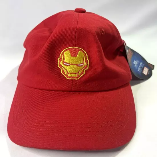 Culturefly Marvel Avengers Ironman Red Strap Back Hat New with Tags