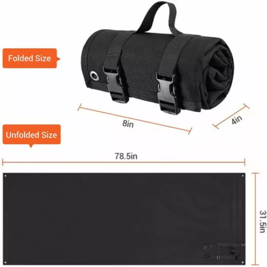 Portable Tactical Shooting Mat Outdoor Non-Slip Roll-up Shooter Range Pad 