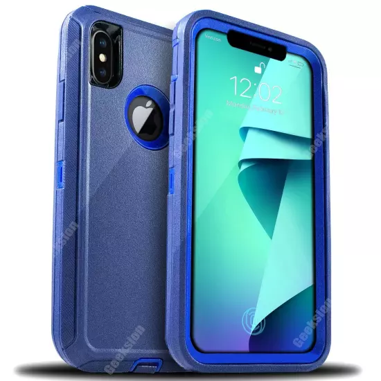 For Apple iPhone X XR XS Max Shockproof Rugged Protective Hybrid Case Cover