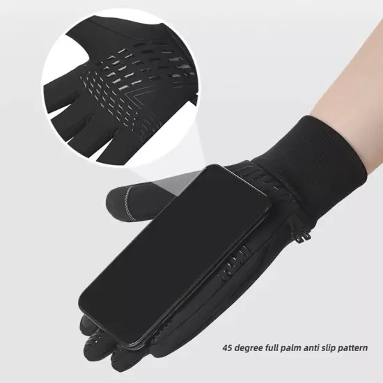 Winter Outdoor Sports Running Glove Warm Touch Screen Fitness Full Finger Gloves