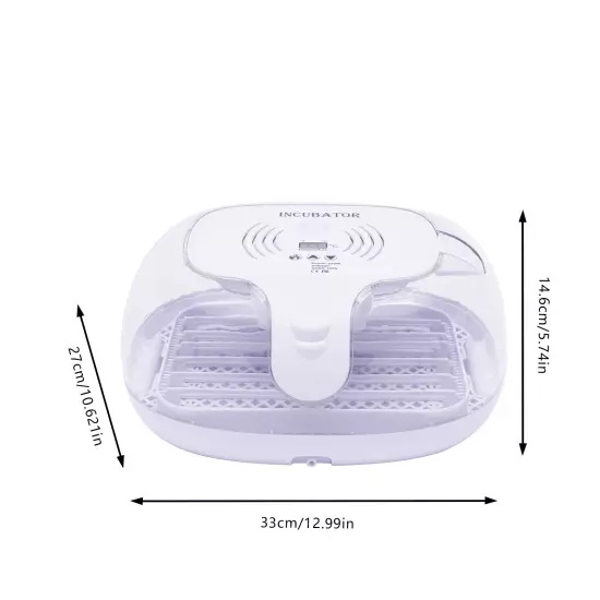 16 Eggs Automatic Egg Turner, Temperature Control, Egg Candler Incubator Hatcher