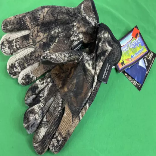 NOS, SWANY Camo Hunting Gloves , Bill Jordan's Advantage Timber RT400B, Medium