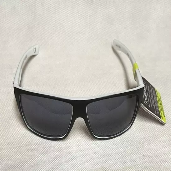 Foster Grant Polarized Sunglasses Black/White Frame Unisex Adult