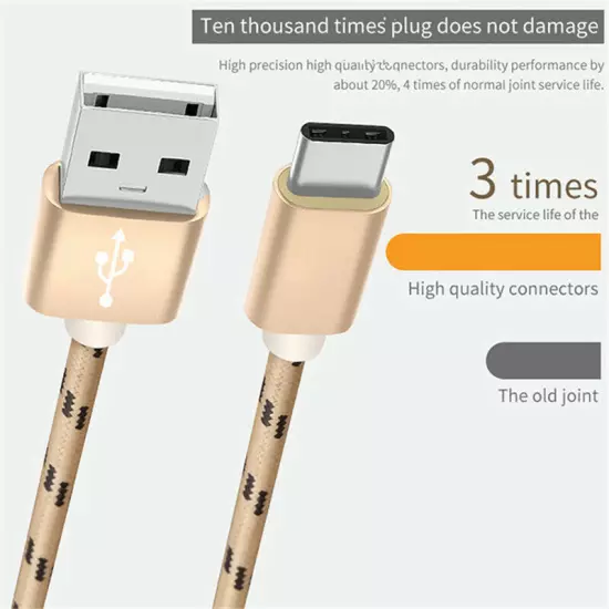 For Samsung A13 A23 A33 A53 USB-C 3.1 Type C Fast Data Charging Charger Cable