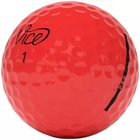 Vice Pro Plus Red Near Mint AAAA 12 Used Golf Balls 4A