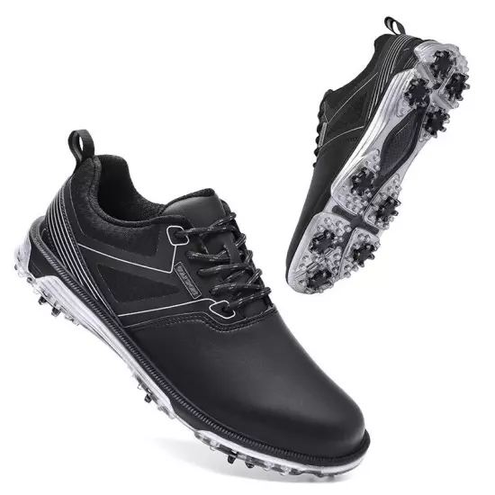 Professional Golf Shoes Spikes Men's Comfortable Outdoor Golfers Walking Shoes