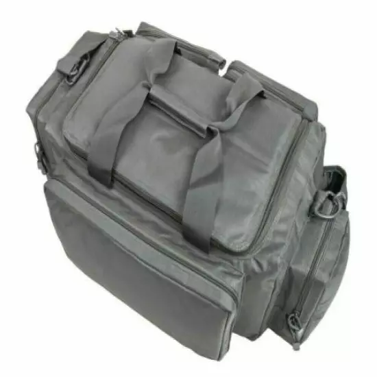 VISM Expert Jumbo Range Bag Tactical Shooting Range Pistol Bag Hunting URB GRAY