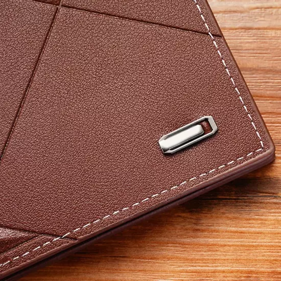 Fashion Casual Wallet Men's Youth Thin Horizontal Soft Wallet`