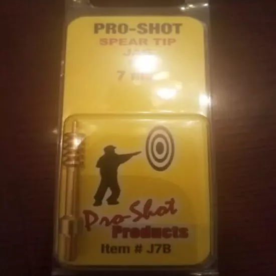 Pro-Shot Spear Tipped Cleaning Jag 7mm 8 x 32 Thread Brass # J7B New!