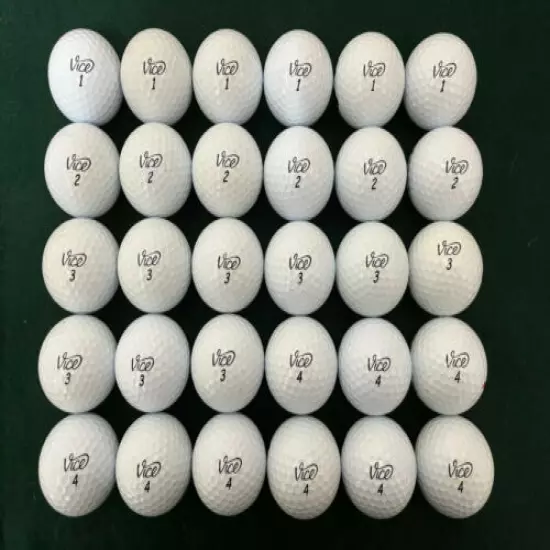 30 VICE TOUR GOLF BALLS - MINT/NEAR MINT - SAME EXACT BALLS SHOWN IN PHOTOS