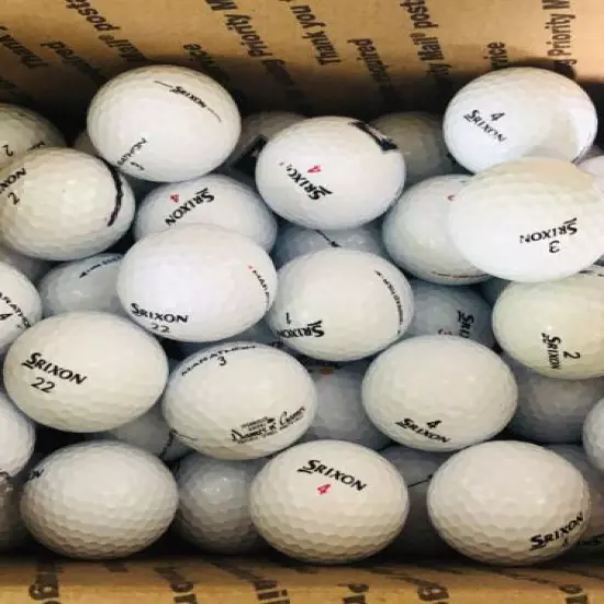 50 Srixon Assorted Golf Balls AAAA (4A) Condition FREE SHIPPING