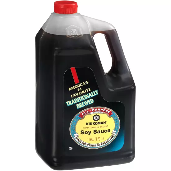 - Traditionally Brewed Soy Sauce, All Purpose Seasoning - 1 Gallon (Pack of 1)