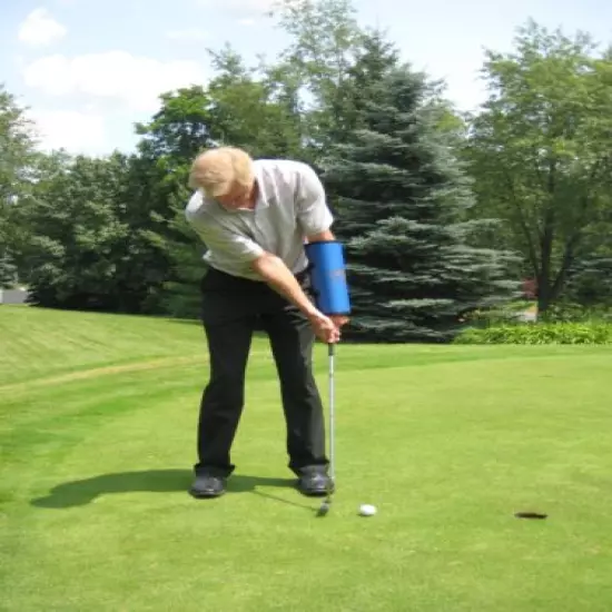 Golf Aid-Stops Wedge Flipping-Get Help From The "Straight Arm"-standard