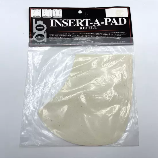 Bob Allen Insert-A-Pad Refill Style #401- NEW SEALED