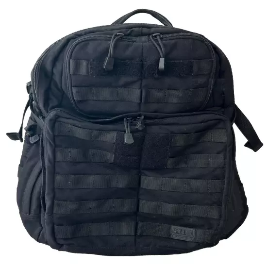 5.11 Tactical RUSH 24 Military Backpack 37 Liter Medium Black 58601