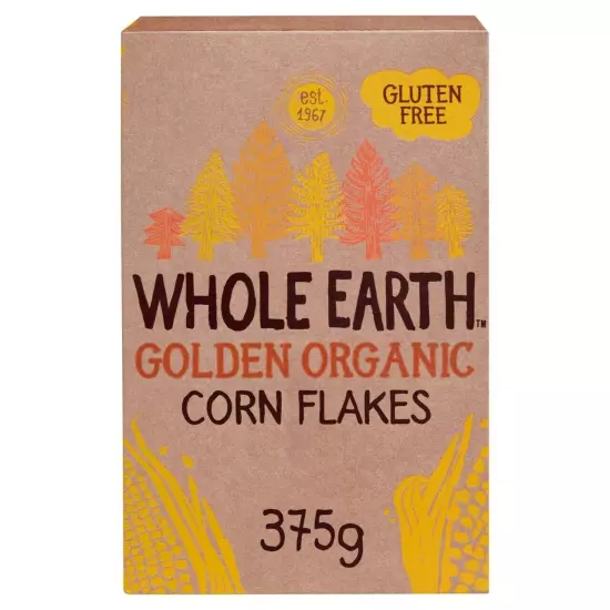 Whole Earth Organic Corn Flakes 375g PACK OF 6