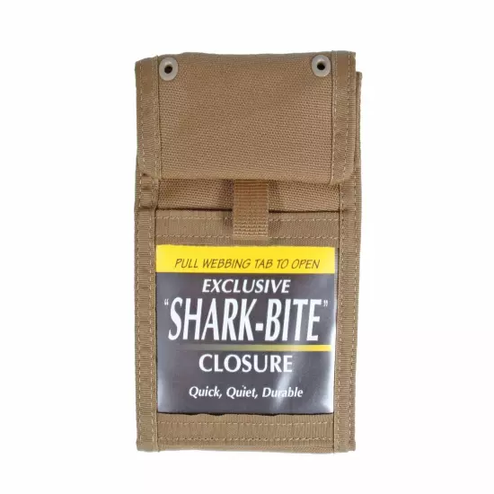 Spec-Ops T.H.E. Wallet, CYB - Coyote Brown w/ 'Shark-Bite' Closure: 100070111