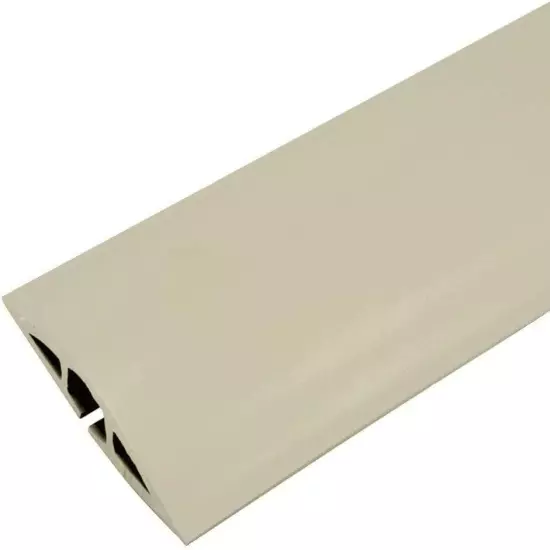 C2G Overfloor Protector-Rubber Duct, Ivory, 5 Feet (60 Inches) 5 ft, Ivory 