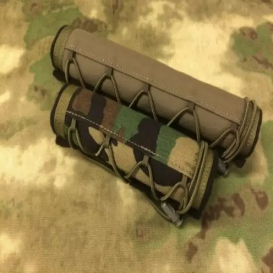 Suppressor Cover/Wrap - 1.00" to 2.00" Dia x 4" to 12" Tight lace (550 or shock)