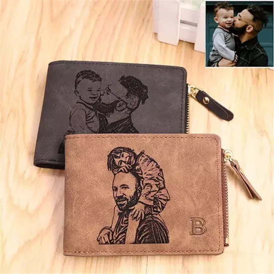 Personalised Custom Photo / Text Wallet | Customised Gifts For Him