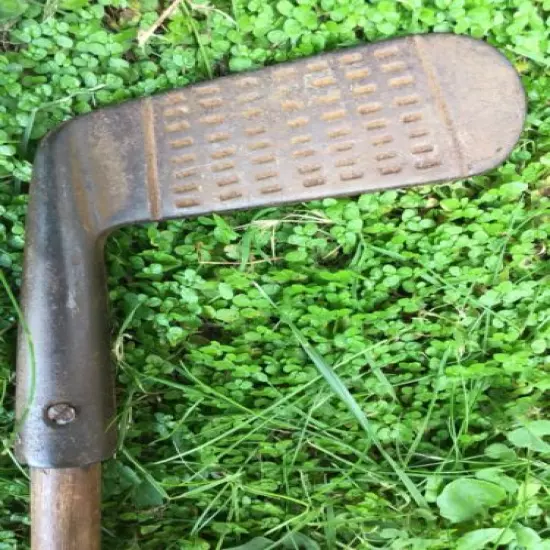 Vintage A W Gamage Holborn Made in England Hickory Wooden Shaft Putter