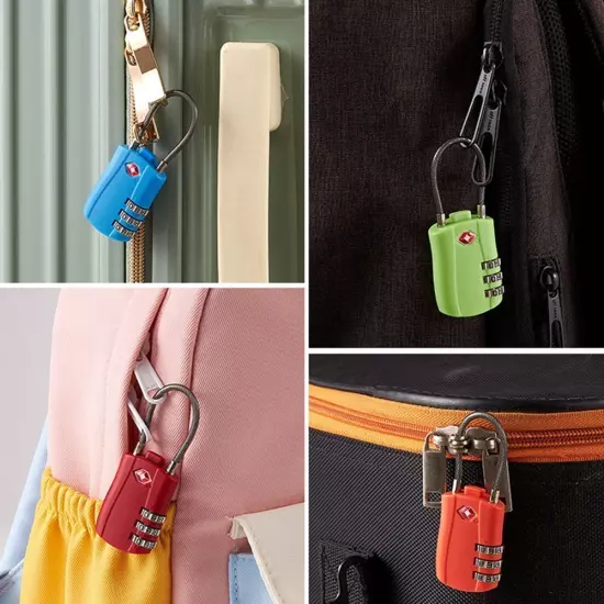 Colorful Customs Password Lock Anti-theft Suitcase Luggage Coded Lock Travel