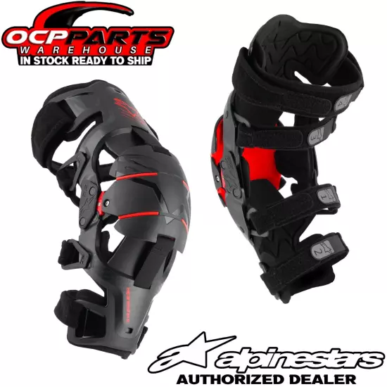 NEW! Alpinestars RK-1 Plasma Motocross Offroad MX Knee Braces Pair - Pick Size