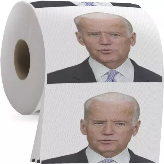 Joe Biden Funny Political Toilet Paper Roll by 200 Count (Pack of 1), 