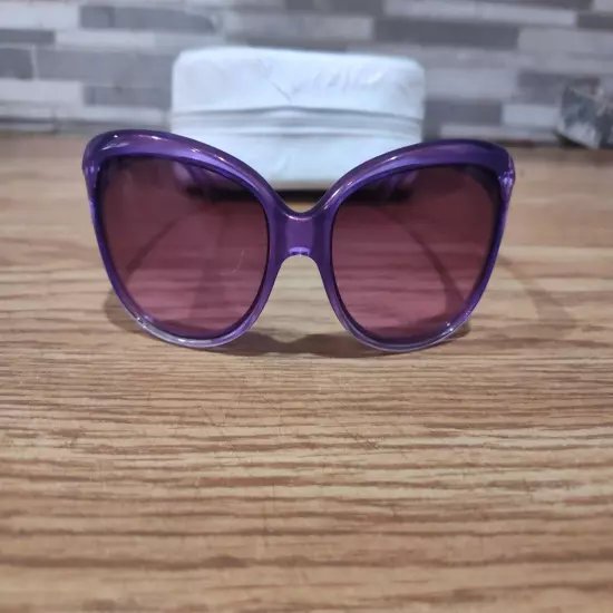 Oakley Women's Sunglasses Purple Transparent With Case