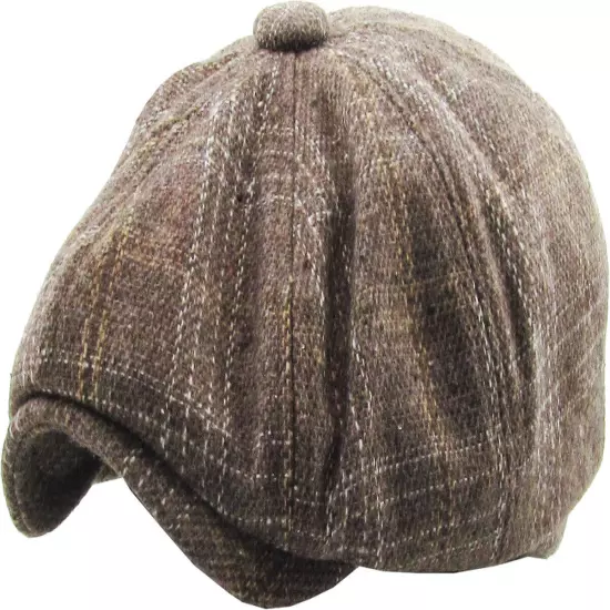 Mens Ivy Hat Golf Driving Ascot Winter Flat Cabbie Newsboy