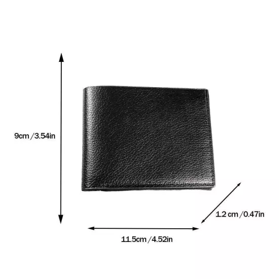 Genuine Leather Men Wallets Real Cowhide Wallets For Man Black Walete Short O5U9