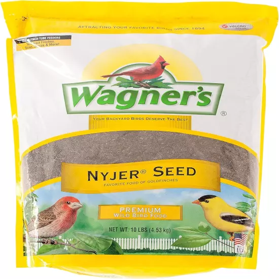 "Premium Nyjer Seed Bird Food - 10lb Bag"