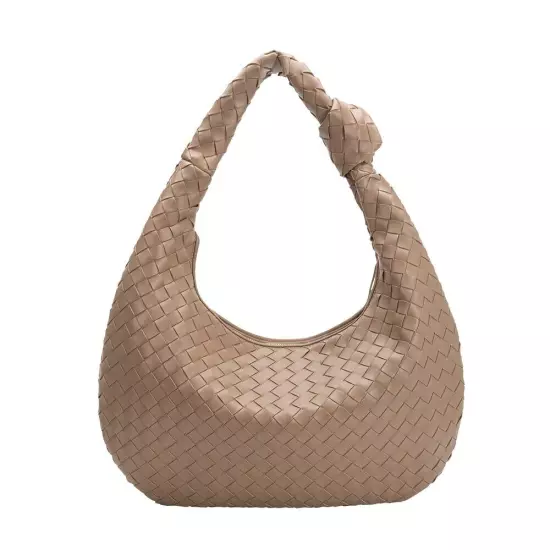 Melie Bianco Katherine Brigitte Satchel Oversized Edition Woven Knot Bag ANTHRO!