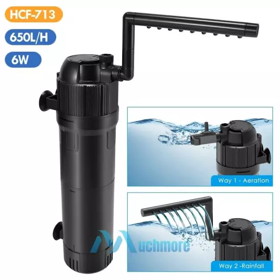 Internal Oxygen Water Filter Submersible Fish Tank Air Pump Aquarium Wave Maker