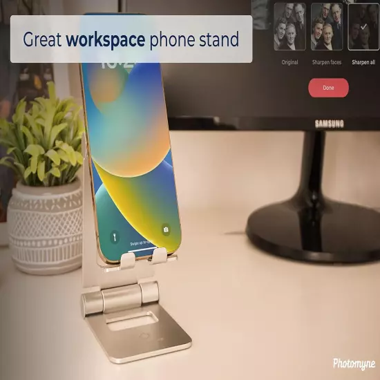 Large Cell Phone Stand for Desk | Phone Dock & Phone Holder for All Ios and Andr