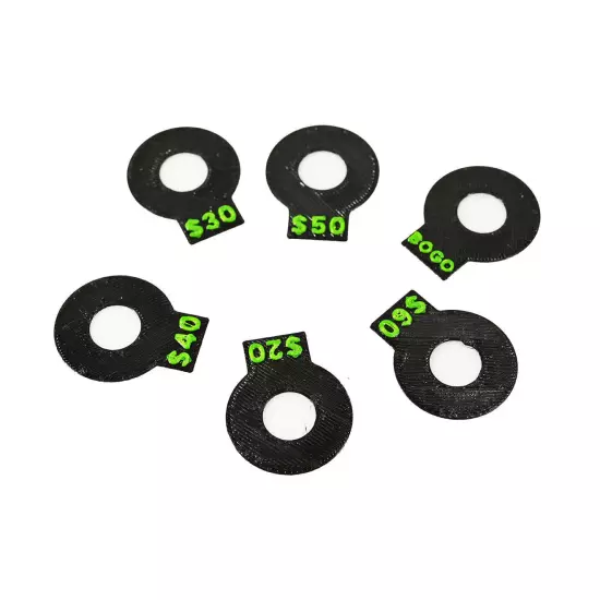 Frag Tag™ Price Tags (Fits the stem of any standard Frag Plug)