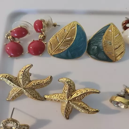 Bundle of Assorted Earrings Vintage Y2k Lot of 14