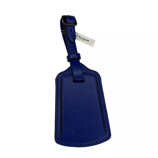 Coach Luggage Tag Name Sport Blue