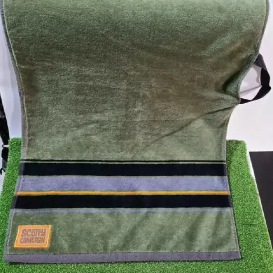 Scotty Cameron Gallery Rhythm Golf Towel, Green Stripe- New! RARE!