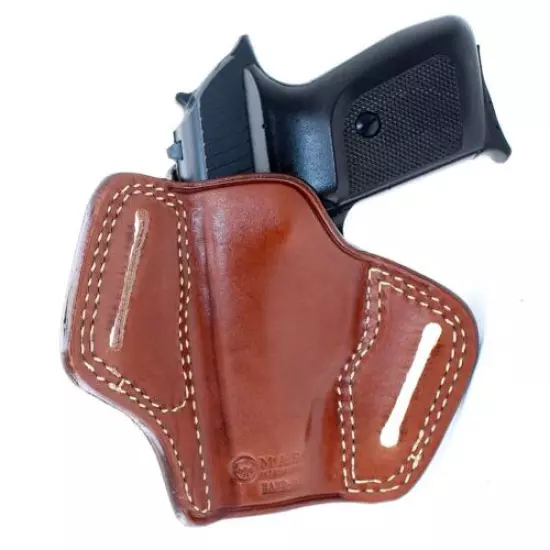 Premium The Ultimate Leather OWB Pancake Holster Open Top Fits Makarov Pm #1190#