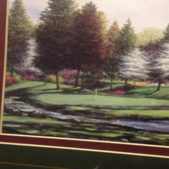 Joe Sambataro Golf Par 3 By The Stream Print Signed Impressionist