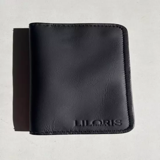 Black Leather Travel Wallet Made In Ukraine