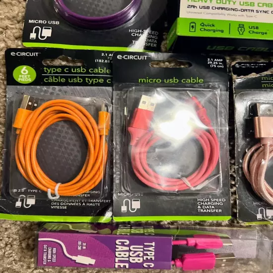 Set Of Micro USB Cables