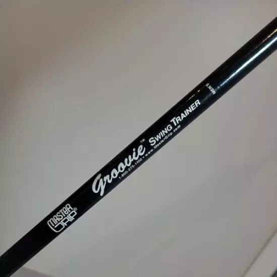 Weighted RH 34" Master Grip GROOVIE Pat Simmons Swing Trainer, Molded Grip Nice!