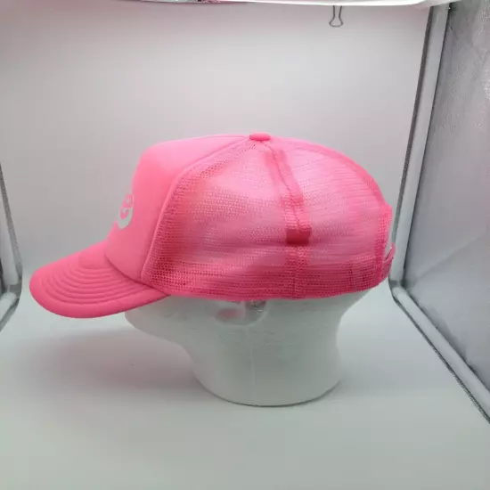 Adjustable Pink Barbie Hat Cap Cobra Brand Adult Adjustable Snap Mesh Back